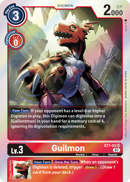 Guilmon [ST7-03] [Starter Deck: Gallantmon] | Black Swamp Games