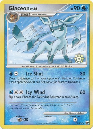 Glaceon (20/100) [Countdown Calendar Promos] | Black Swamp Games