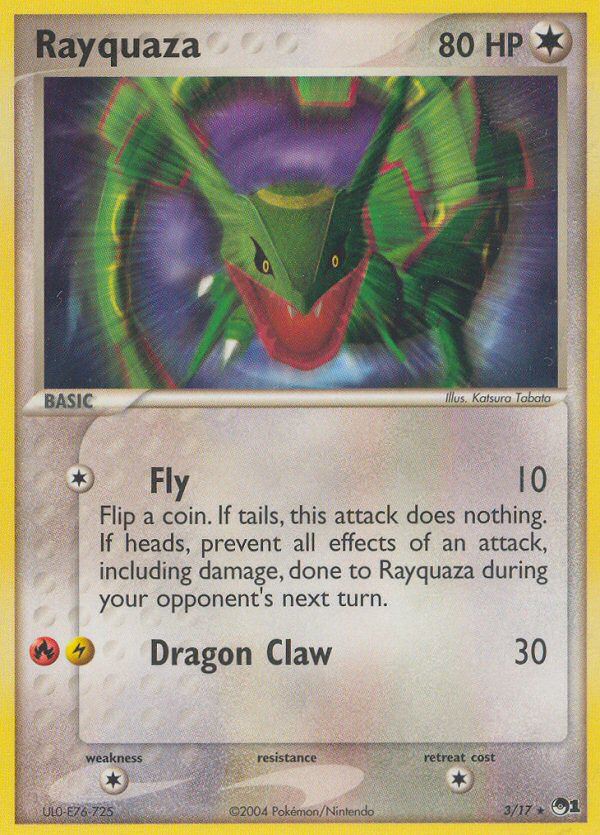 Rayquaza (3/17) [POP Series 1] | Black Swamp Games