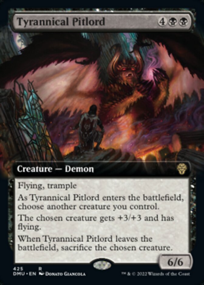 Tyrannical Pitlord (Extended Art) [Dominaria United] | Black Swamp Games