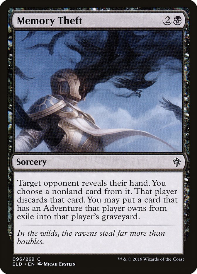 Memory Theft [Throne of Eldraine] | Black Swamp Games