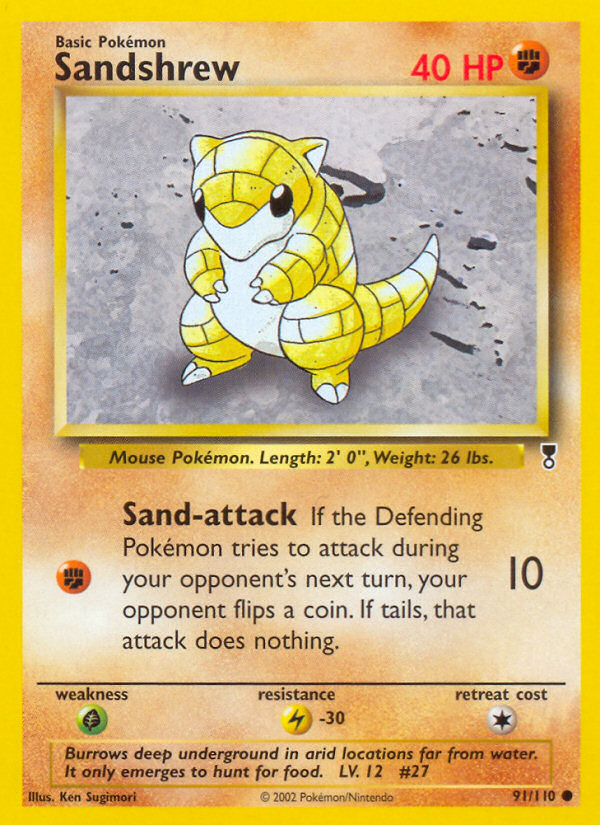 Sandshrew (91/110) [Legendary Collection] | Black Swamp Games