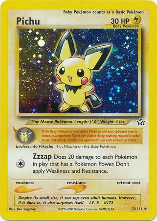 Pichu (12/111) [Neo Genesis Unlimited] | Black Swamp Games