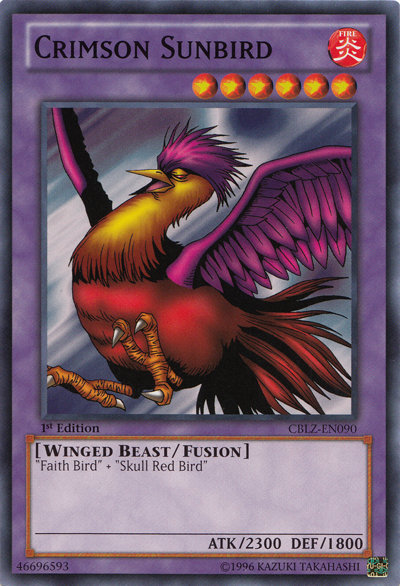 Crimson Sunbird [CBLZ-EN090] Common | Black Swamp Games