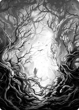 Forest 1 Art Card [Innistrad: Midnight Hunt Art Series] | Black Swamp Games