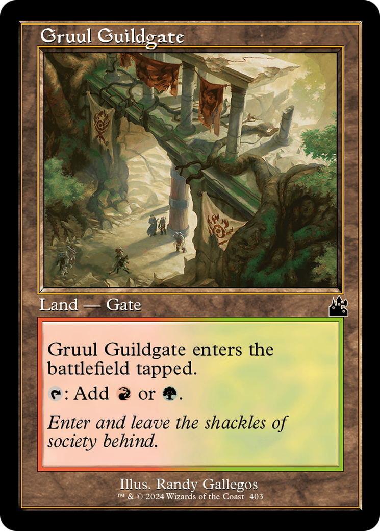 Gruul Guildgate (Retro Frame) [Ravnica Remastered] | Black Swamp Games