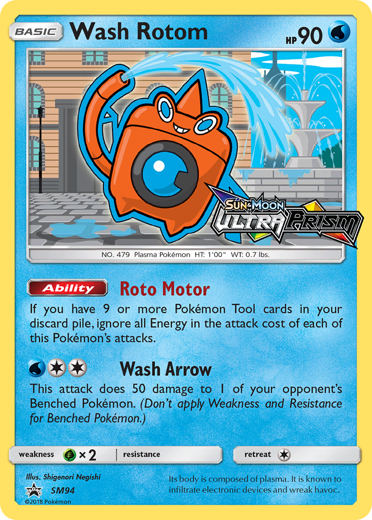 Wash Rotom (SM94) [Sun & Moon: Black Star Promos] | Black Swamp Games