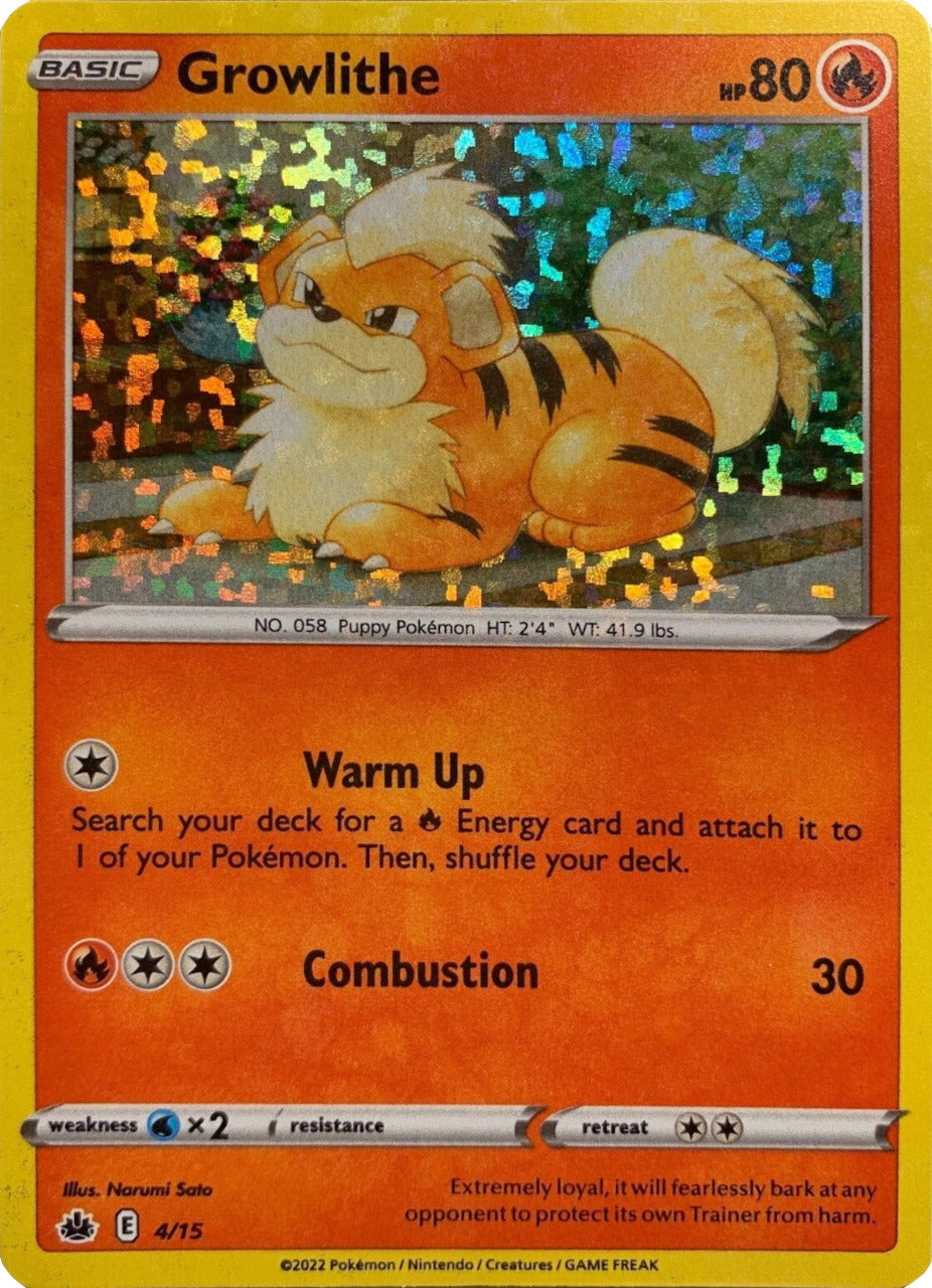 Growlithe (4/15) [McDonald's Promos: Match Battle] | Black Swamp Games