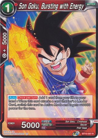 Son Goku, Bursting with Energy (BT10-007) [Rise of the Unison Warrior 2nd Edition] | Black Swamp Games