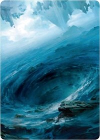 Island 3 Art Card [Zendikar Rising Art Series] | Black Swamp Games