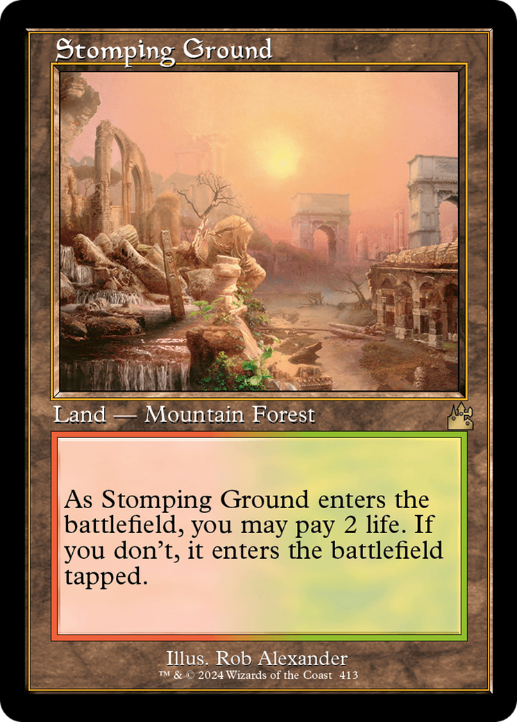 Stomping Ground (Retro) [Ravnica Remastered] | Black Swamp Games