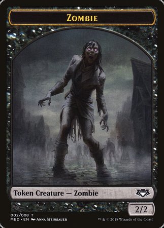 Zombie Token [Mythic Edition Tokens] | Black Swamp Games