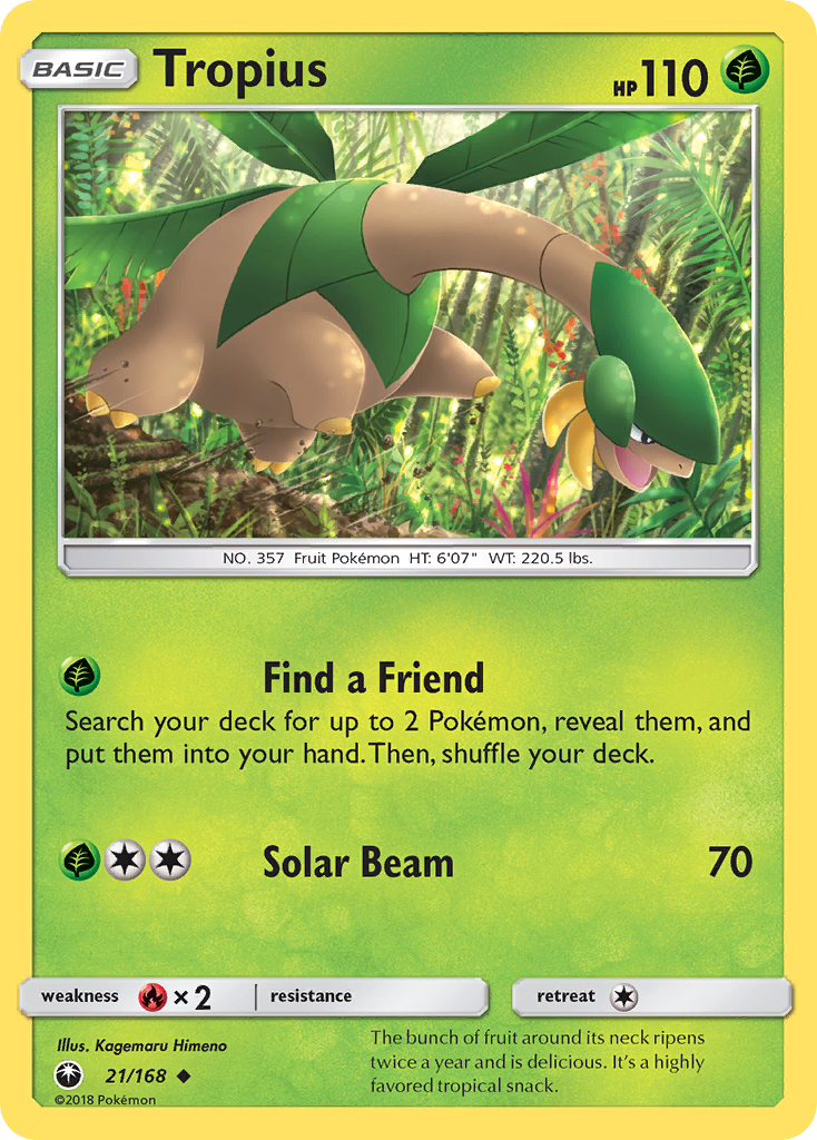 Tropius (21/168) [Sun & Moon: Celestial Storm] | Black Swamp Games