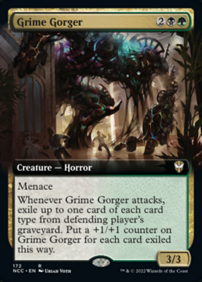 Grime Gorger (Extended Art) [Streets of New Capenna Commander] | Black Swamp Games