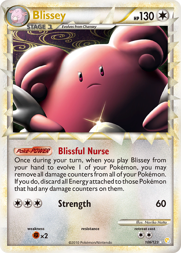 Blissey (106/123) [HeartGold & SoulSilver: Base Set] | Black Swamp Games