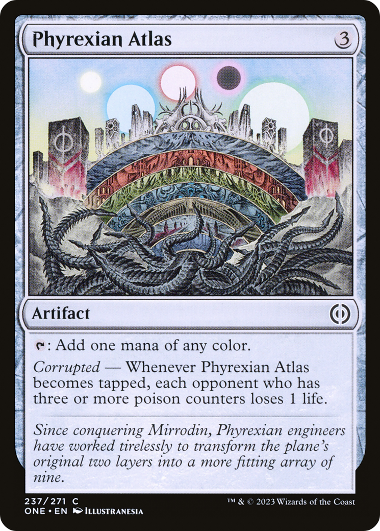 Phyrexian Atlas [Phyrexia: All Will Be One] | Black Swamp Games