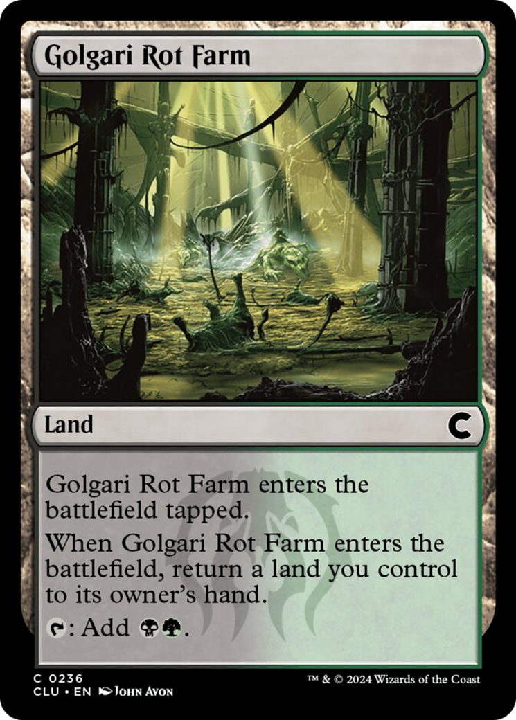 Golgari Rot Farm [Ravnica: Clue Edition] | Black Swamp Games