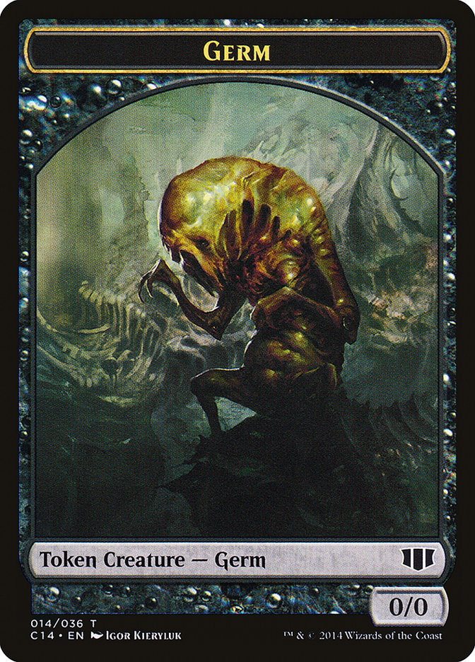 Stoneforged Blade // Germ Double-sided Token [Commander 2014 Tokens] | Black Swamp Games