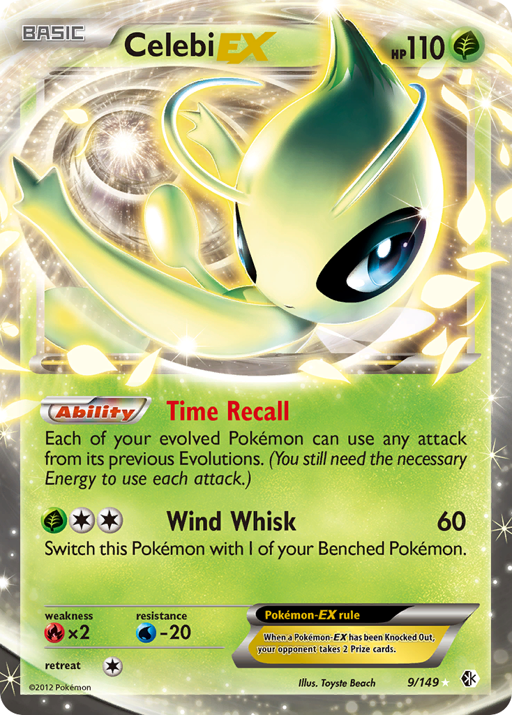 Celebi EX (9/149) [Black & White: Boundaries Crossed] | Black Swamp Games