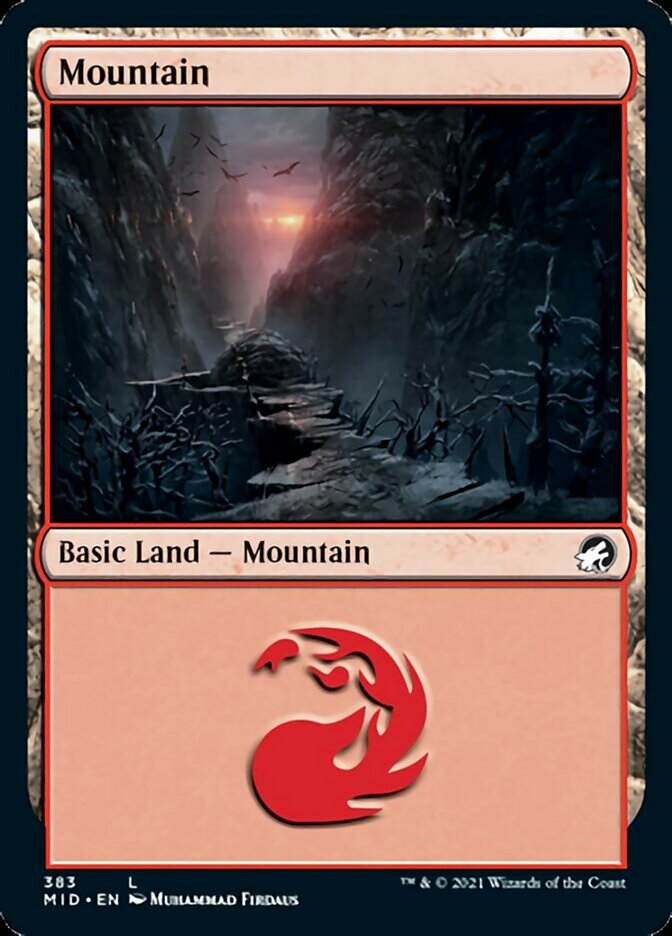 Mountain (383) [Innistrad: Midnight Hunt] | Black Swamp Games