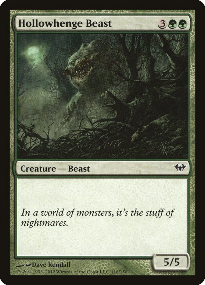 Hollowhenge Beast [Dark Ascension] | Black Swamp Games
