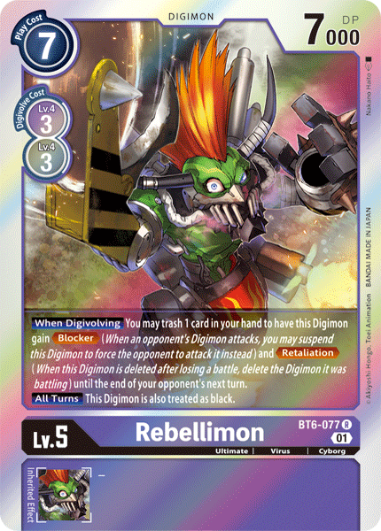 Rebellimon [BT6-077] [Double Diamond] | Black Swamp Games