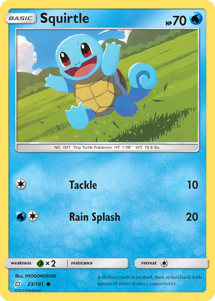 Squirtle (23/181) [Sun & Moon: Team Up] | Black Swamp Games