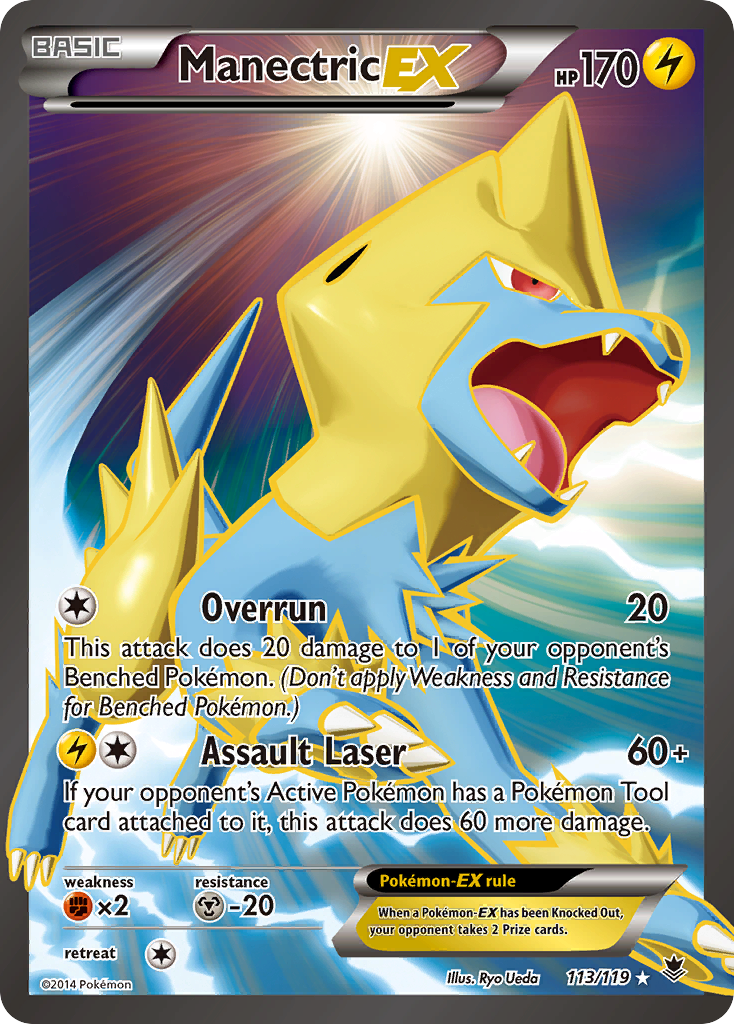 Manectric EX (113/119) [XY: Phantom Forces] | Black Swamp Games