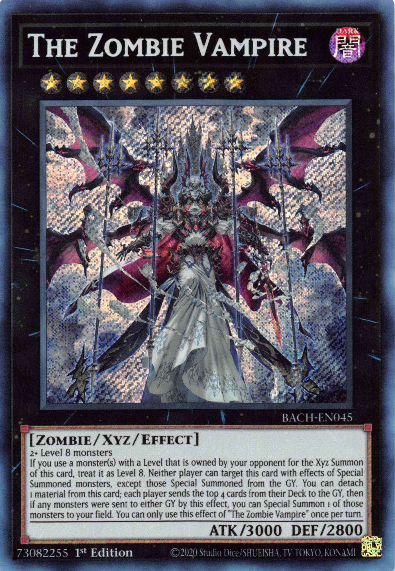 The Zombie Vampire [BACH-EN045] Secret Rare | Black Swamp Games