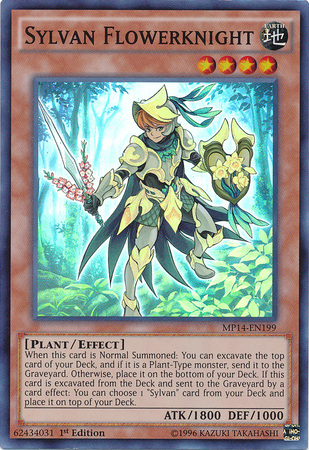 Sylvan Flowerknight [MP14-EN199] Super Rare | Black Swamp Games