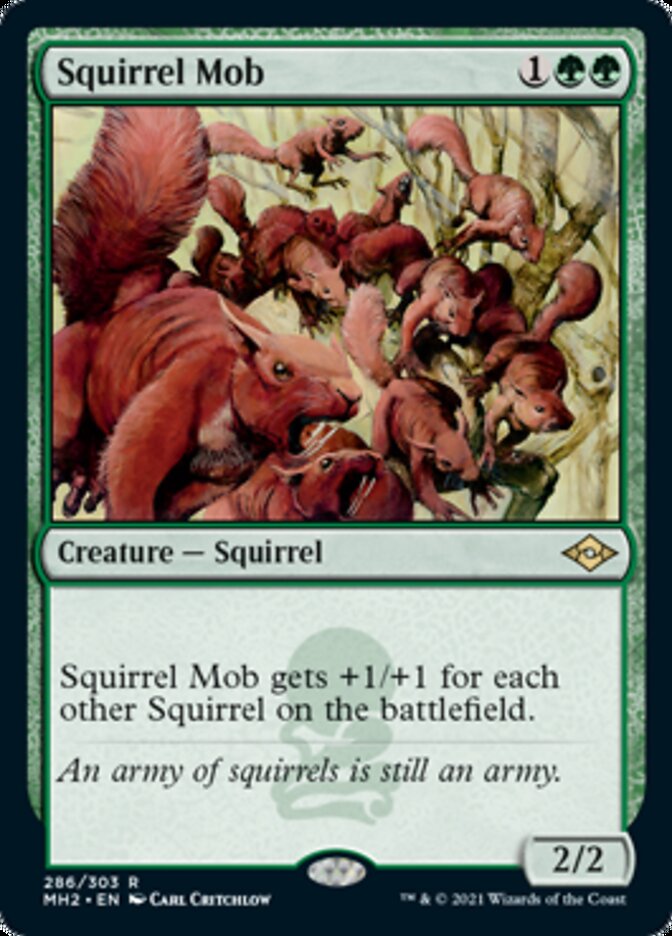 Squirrel Mob (Foil Etched) [Modern Horizons 2] | Black Swamp Games