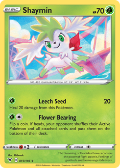 Shaymin (015/185) [Sword & Shield: Vivid Voltage] | Black Swamp Games