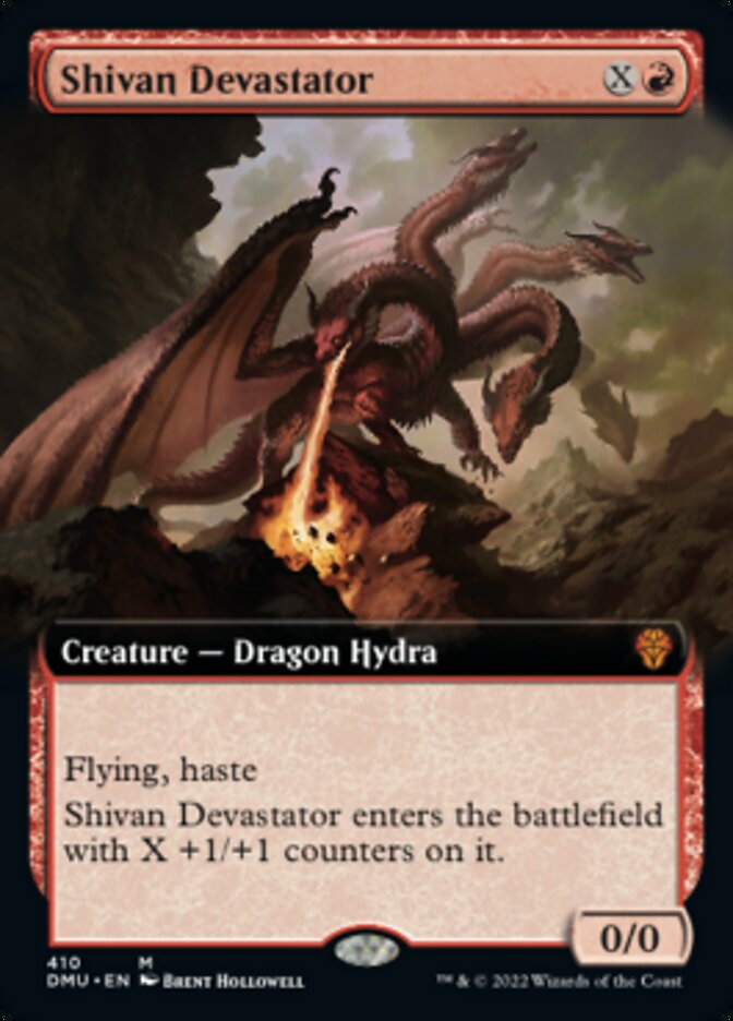 Shivan Devastator (Extended Art) [Dominaria United] | Black Swamp Games