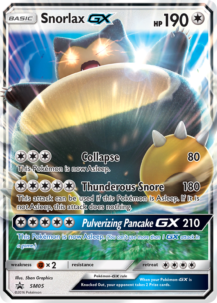 Snorlax GX (SM05) [Sun & Moon: Black Star Promos] | Black Swamp Games