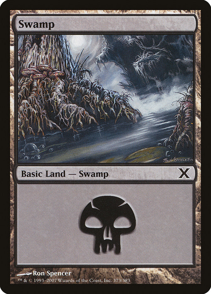 Swamp (373) [Tenth Edition] | Black Swamp Games