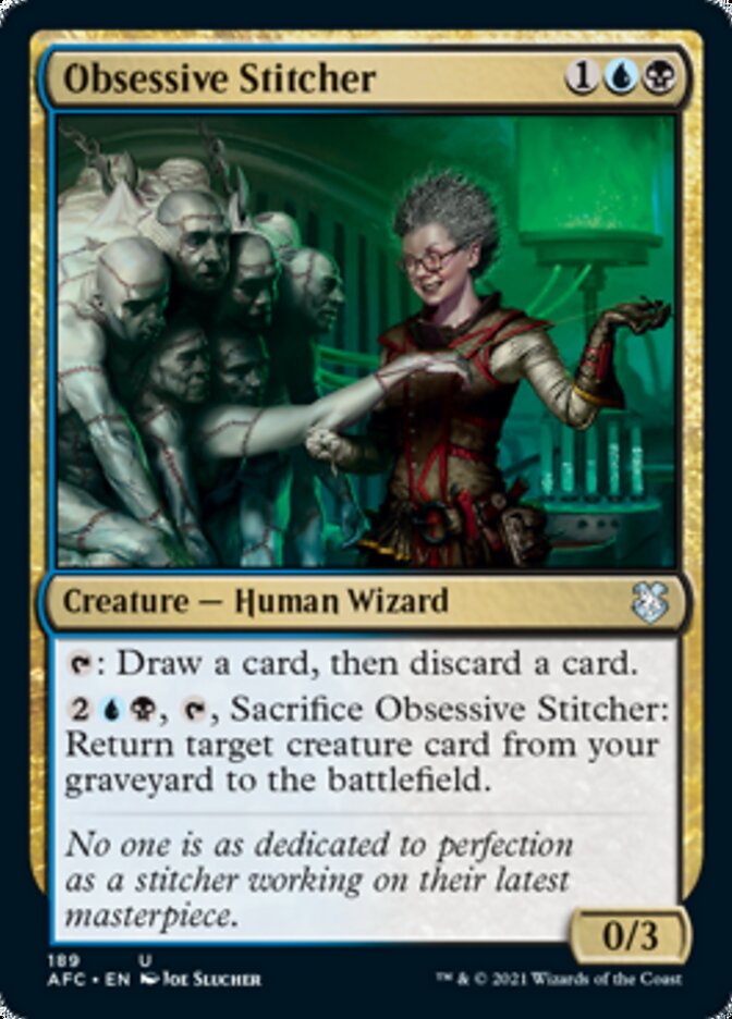 Obsessive Stitcher [Dungeons & Dragons: Adventures in the Forgotten Realms Commander] | Black Swamp Games
