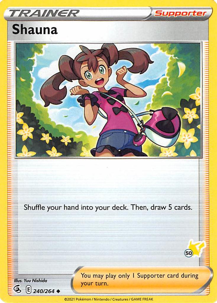 Shauna (240/264) (Pikachu Stamp #50) [Battle Academy 2022] | Black Swamp Games