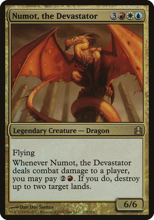 Numot, the Devastator (Oversized) [Commander 2011 Oversized] | Black Swamp Games