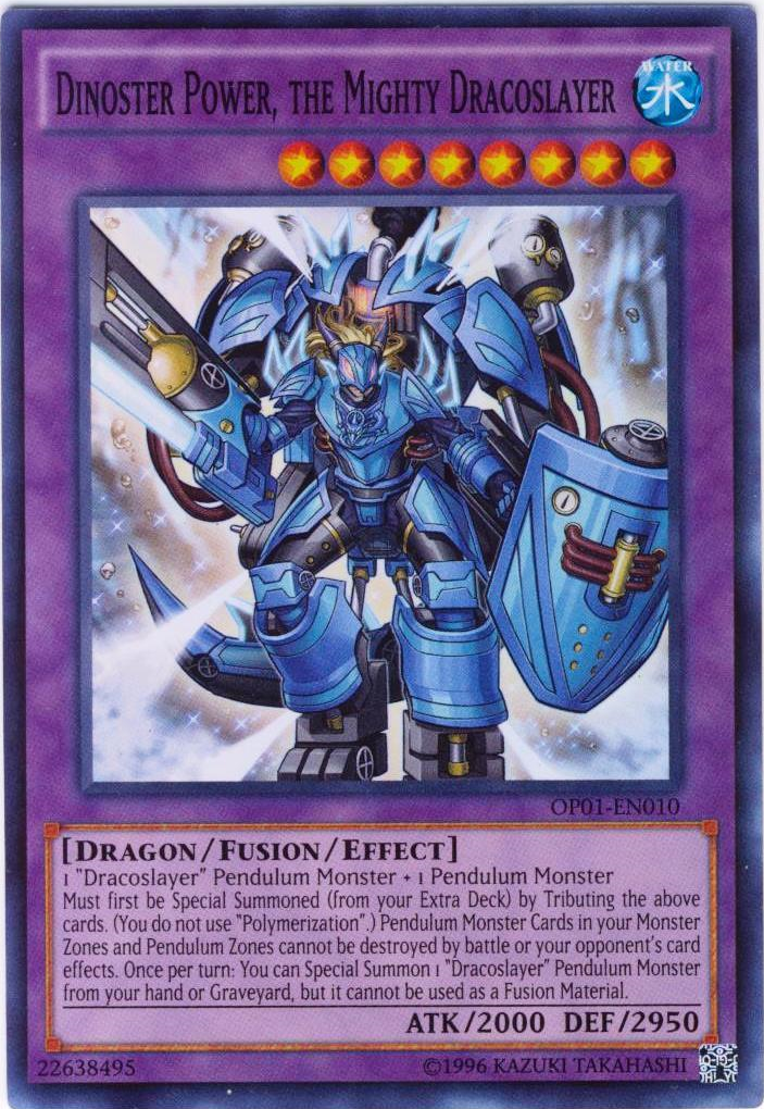 Dinoster Power, the Mighty Dracoslayer [OP01-EN010] Super Rare | Black Swamp Games