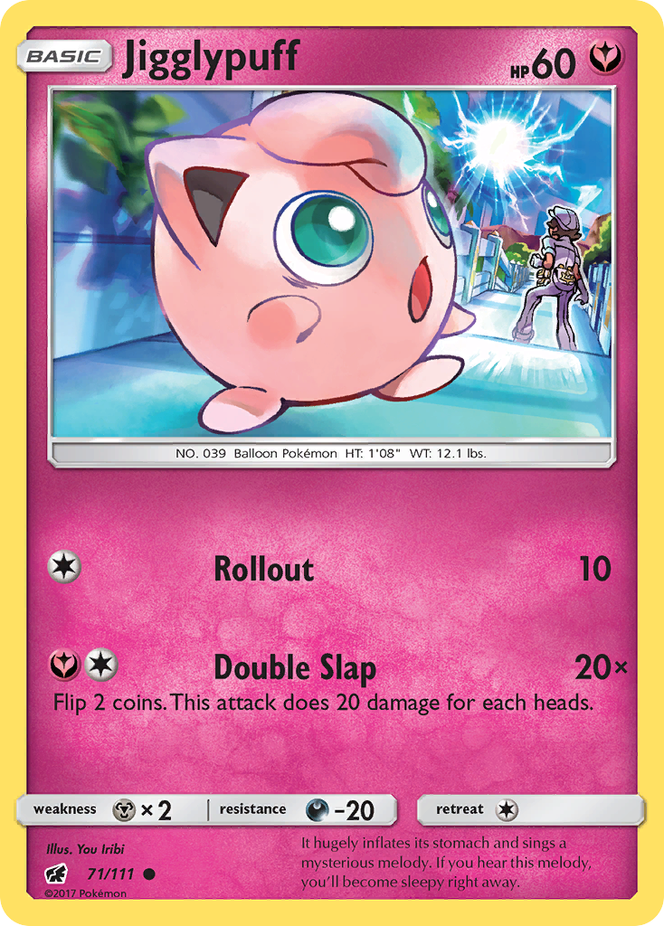 Jigglypuff (71/111) [Sun & Moon: Crimson Invasion] | Black Swamp Games