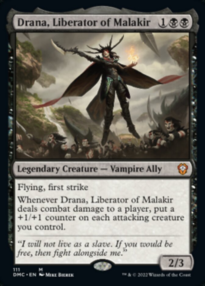 Drana, Liberator of Malakir [Dominaria United Commander] | Black Swamp Games