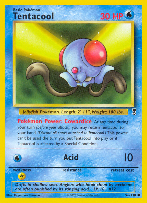 Tentacool (96/110) [Legendary Collection] | Black Swamp Games