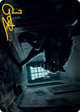 Primal Adversary Art Card (Gold-Stamped Signature) [Innistrad: Midnight Hunt Art Series] | Black Swamp Games