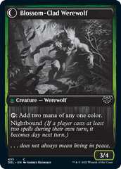 Weaver of Blossoms // Blossom-Clad Werewolf [Innistrad: Double Feature] | Black Swamp Games