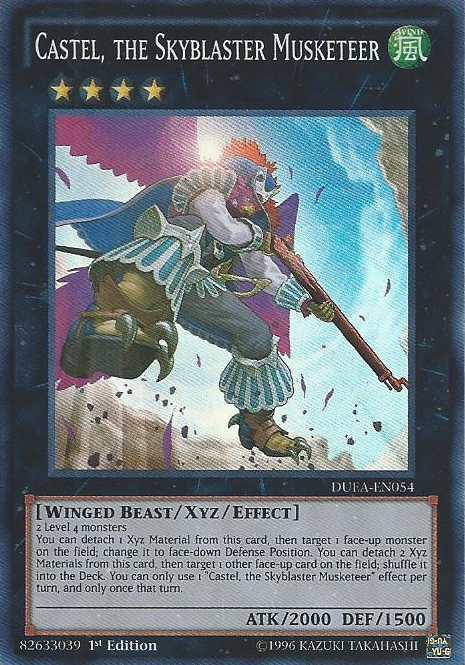Castel, the Skyblaster Musketeer [DUEA-EN054] Super Rare | Black Swamp Games