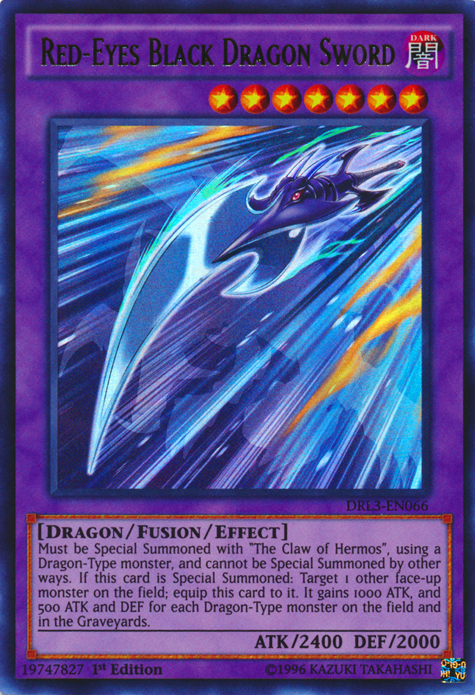 Red-Eyes Black Dragon Sword [DRL3-EN066] Ultra Rare | Black Swamp Games