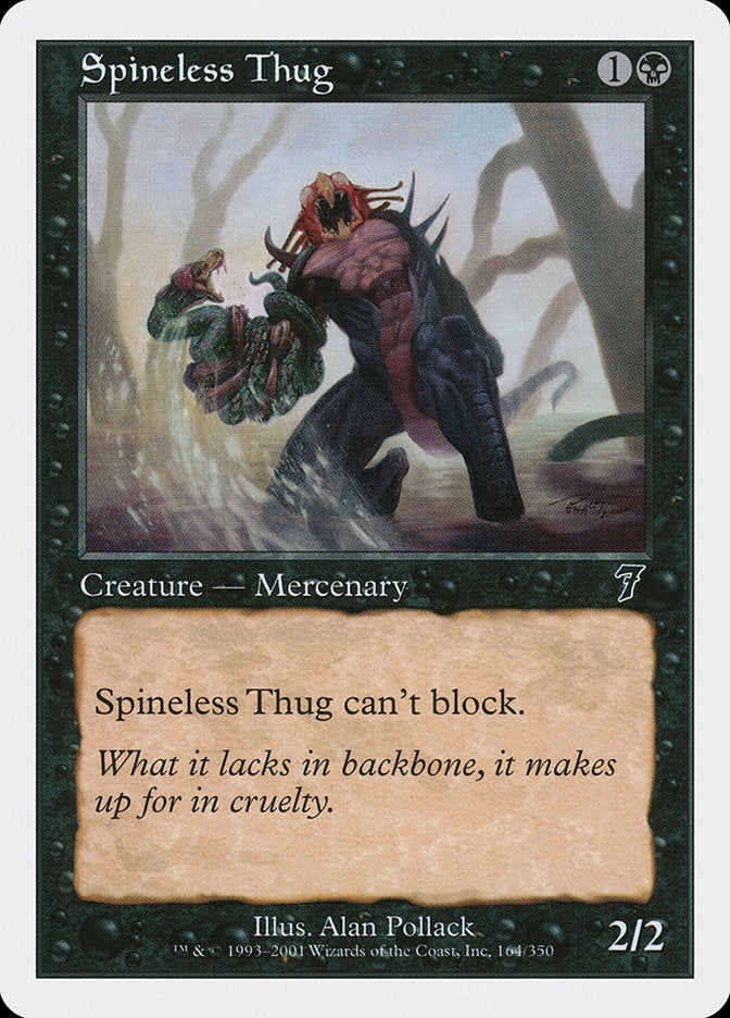 Spineless Thug [Seventh Edition] | Black Swamp Games