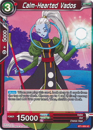 Calm-Hearted Vados [BT1-009] | Black Swamp Games