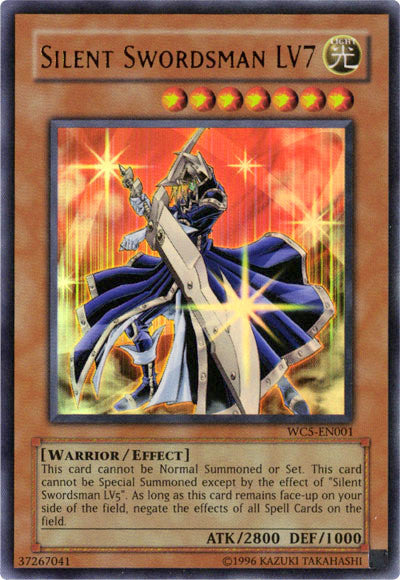 Silent Swordsman LV7 [WC5-EN001] Ultra Rare | Black Swamp Games