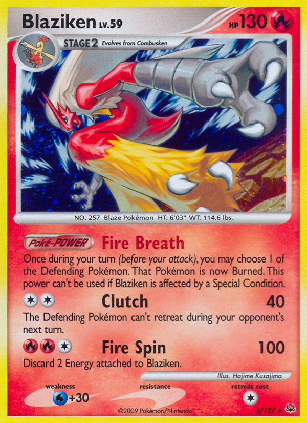 Blaziken (3/127) [Platinum: Base Set] | Black Swamp Games